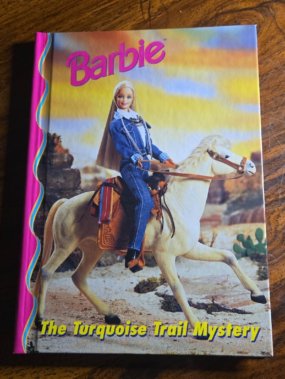 Vtg Barbie The Turquoise Trail Mystery Mint Hardcover 1998 Book